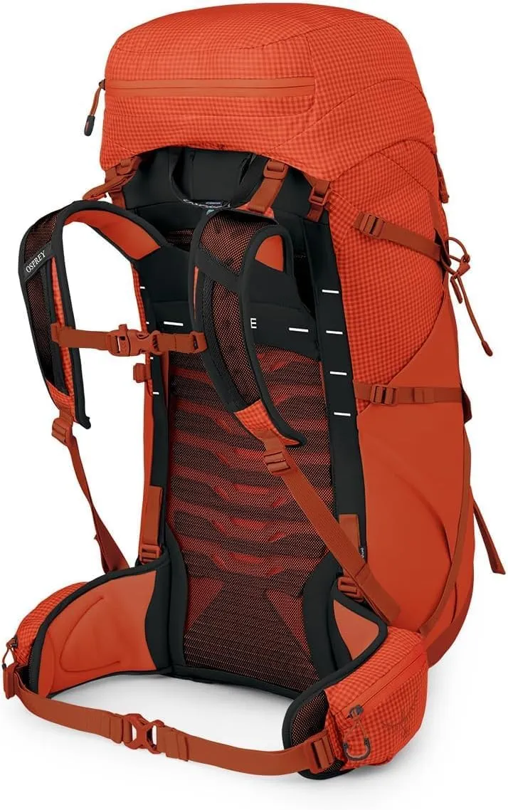 Osprey Talon Pro 40L Men's Hiking Backpack with Hipbelt, Mars Orange, L/XL