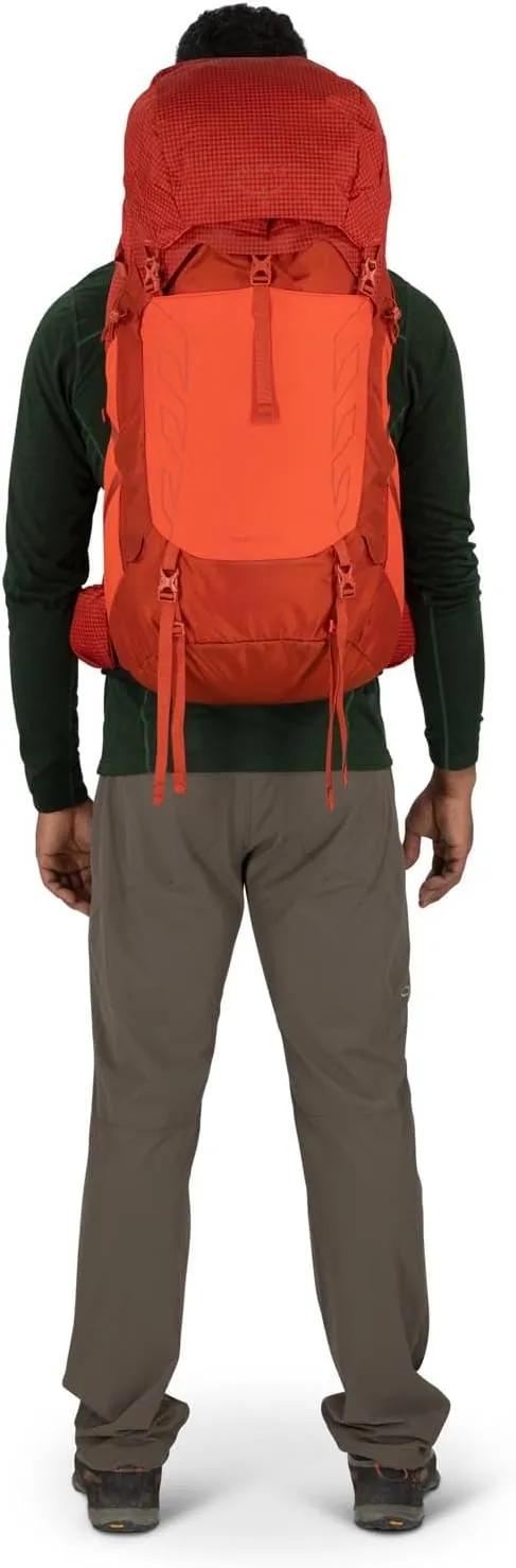 Osprey Talon Pro 40L Men's Hiking Backpack with Hipbelt, Mars Orange, L/XL