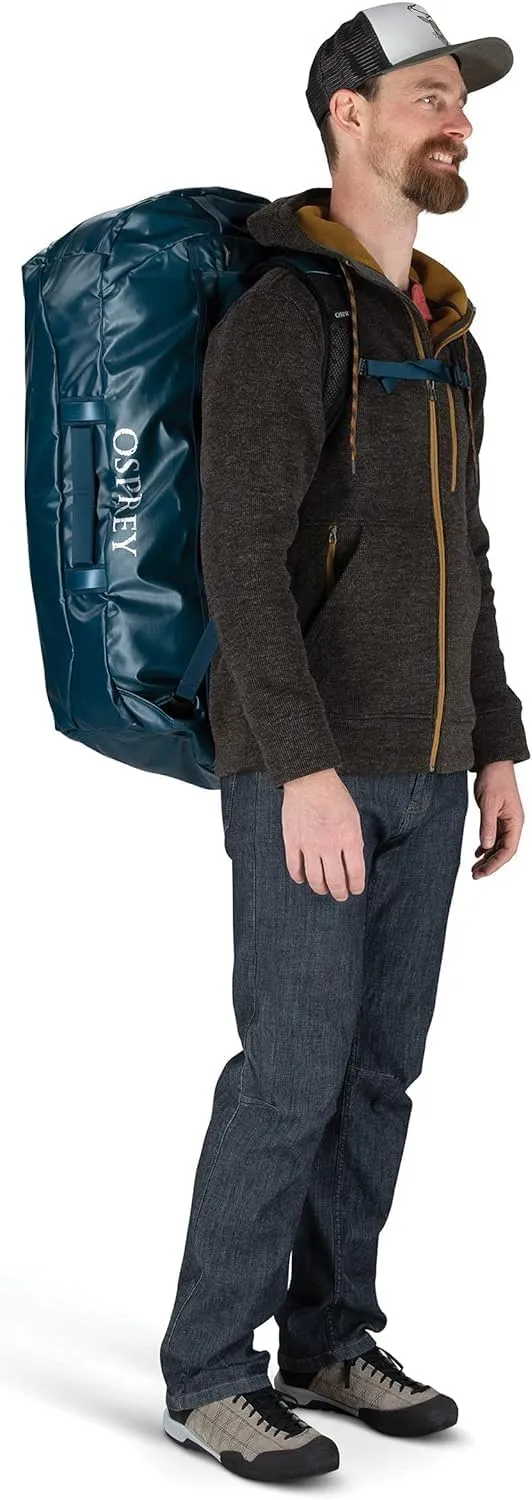 Osprey Transporter 40L Travel Duffel Bag, Black