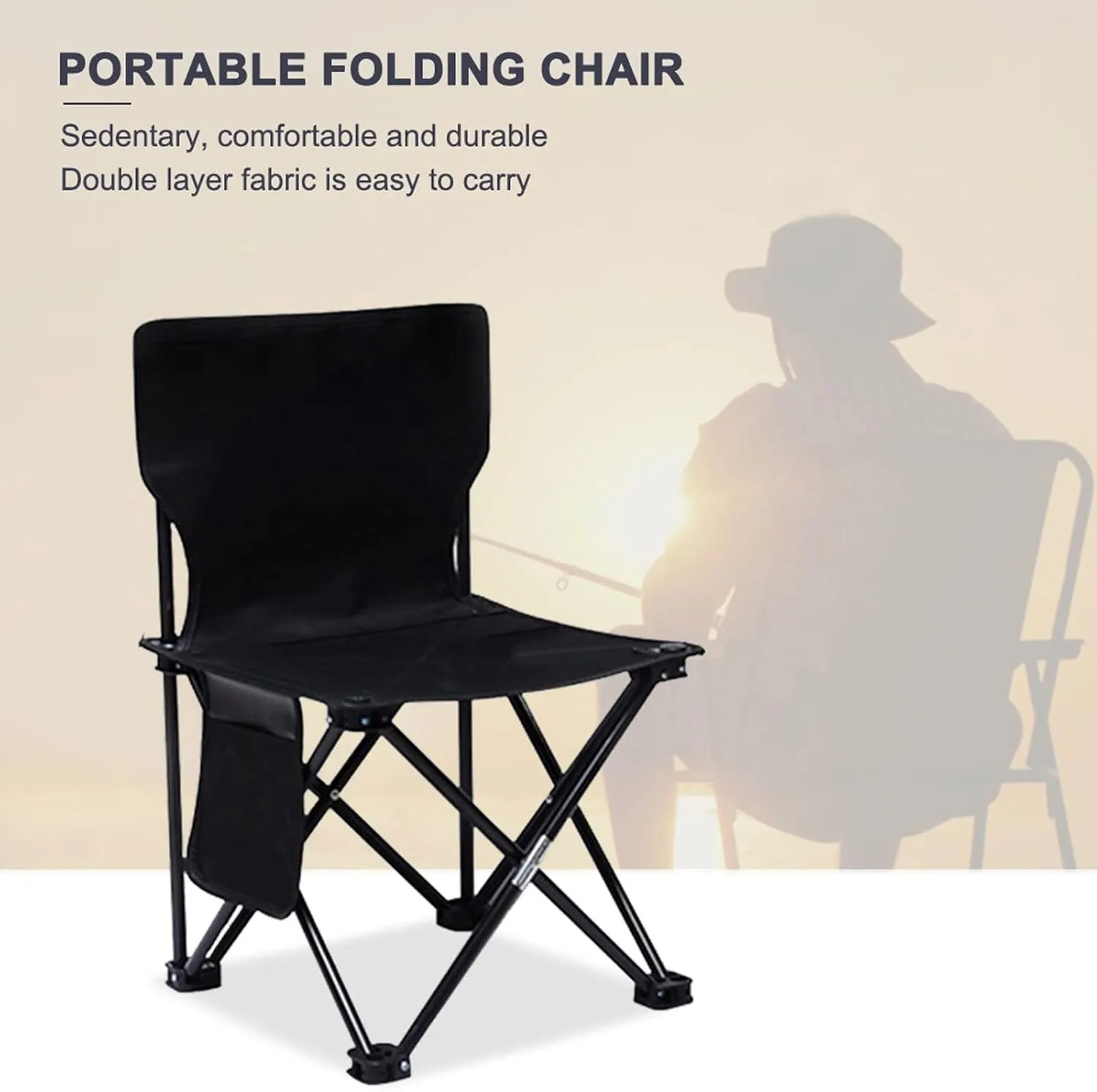 Outdoor Chair Outdoor Portable Fishing Chair Camping Chairs Leisure Folding Stool Aluminum Alloy Camping Hiking Camp Chairs(Color:1)