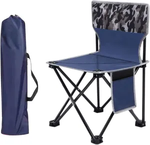 Outdoor Chair Outdoor Portable Fishing Chair Camping Chairs Leisure Folding Stool Aluminum Alloy Camping Hiking Camp Chairs(Color:1)