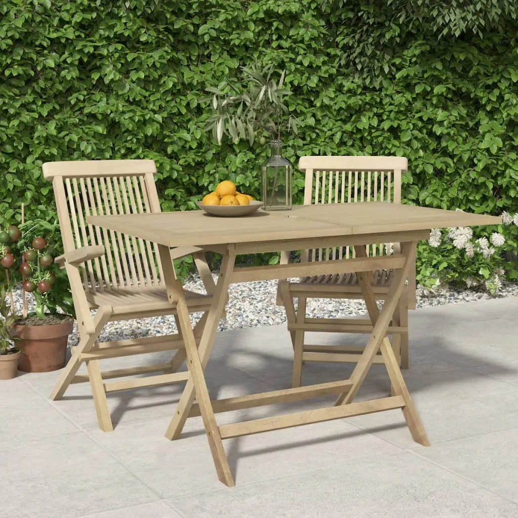 Outdoor Dining Table Folding Table Garden Furniture Solid Wood Teak