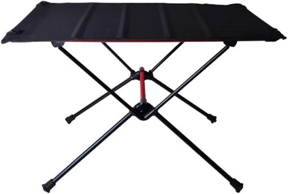 Outdoor Folding Camp Table with Net Pocket Portable Aluminum Alloy Desk for Picnic Camping Garden and Barbecue Foldable and Lightweight