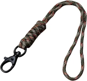 Outdoor Rock Climbing Keychain Handmade Paracord Clip Buckle Keychains Tactical Survival Tool Carabiner Hook Cord