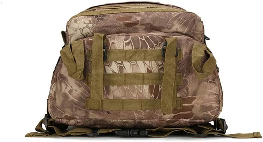 Outdoor Sports Pack Hiking Bag Tactical Rucksack Camo Knapsack Combat Camouflage Tactical 30L Molle 3D Backpack - ACU