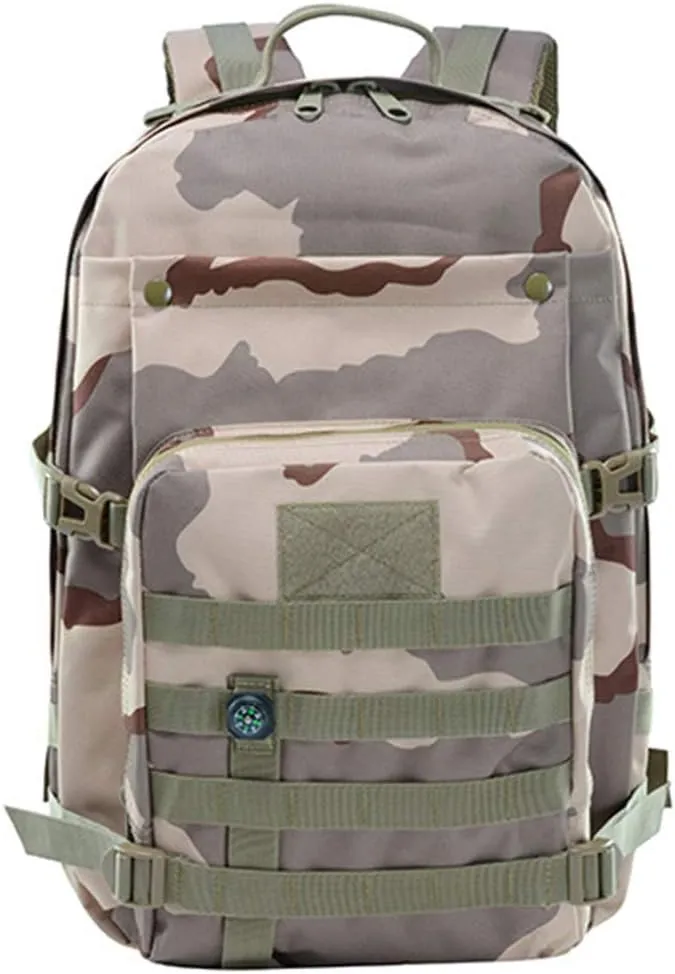 Outdoor Sports Pack Hiking Bag Tactical Rucksack Camo Knapsack Combat Camouflage Tactical 40L Molle Backpack