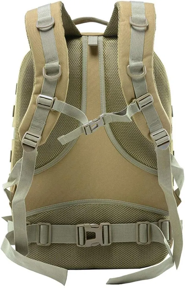 Outdoor Sports Pack Hiking Bag Tactical Rucksack Camo Knapsack Combat Camouflage Tactical 40L Molle Backpack