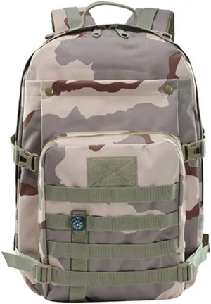 Outdoor Sports Pack Hiking Bag Tactical Rucksack Camo Knapsack Combat Camouflage Tactical 40L Molle Backpack