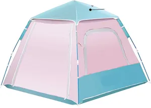 Outdoor Thickening Automatic Speed Open Sun Protection Thickening Field Camping Equipment Portable Foldable Tents (D 200 * 200 * 145Cm) (C 200 * 200 * 145Cm)