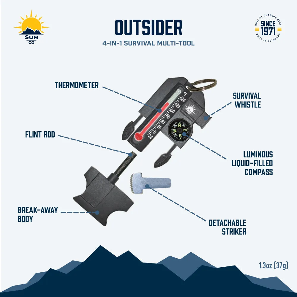 Outsider 4-in-1 Survival Tool - Celsius