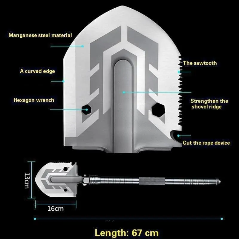 Outstanding Folding Wholesale pricing Shovel Tool The Ultimate 23-in-1 Survival Multi-Purpose
