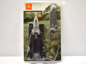Ozark Trail 2 piece combo set multi tool knife