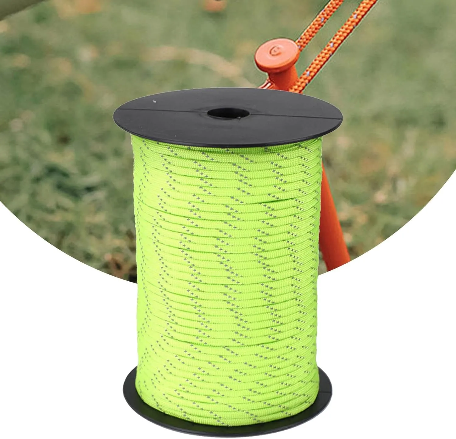 Parachute Cord Set for Outdoor Adventures, Green