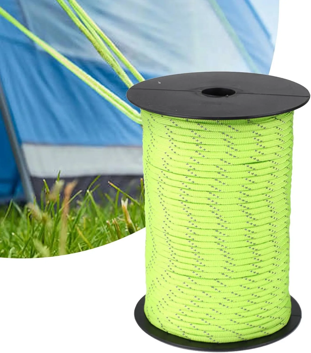 Parachute Cord Set for Outdoor Adventures, Green