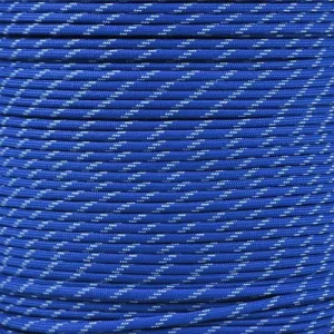 Paracord Planet Mil-Spec Commercial Grade 550lb Type III Nylon Paracord Reflective Tracer or Glow in The Dark Tracer Colors (Royal Blue Glow in The Dark, 100 Feet)