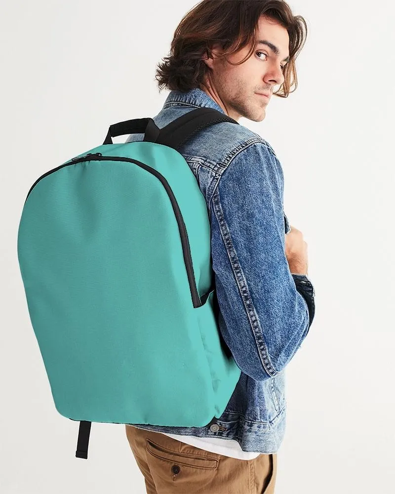 Pastel Blue Cool Green Waterproof Backpack | Bright Pastel Blue Cool Green | C60M0Y30K0