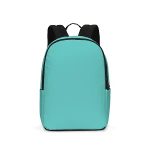 Pastel Blue Cool Green Waterproof Backpack | Bright Pastel Blue Cool Green | C60M0Y30K0