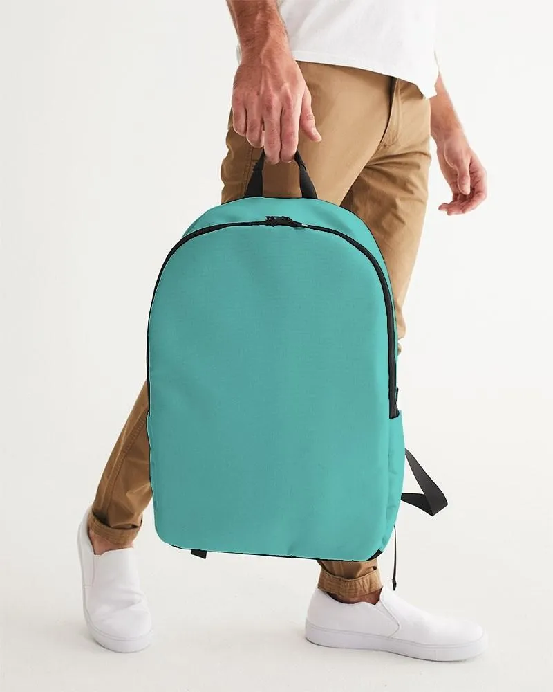 Pastel Blue Cool Green Waterproof Backpack | Bright Pastel Blue Cool Green | C60M0Y30K0