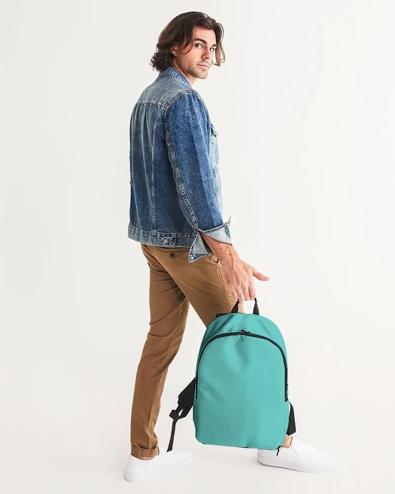 Pastel Blue Cool Green Waterproof Backpack | Bright Pastel Blue Cool Green | C60M0Y30K0