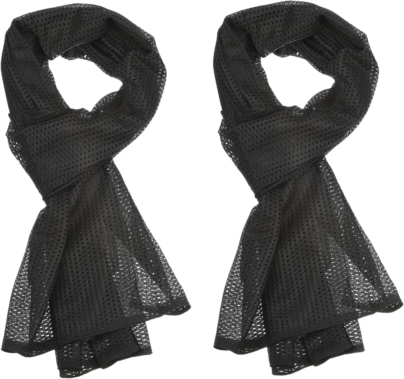 PATIKIL Camouflage Netting Camo Scarf, Camo Netting Veil Desert Mesh Scarves for Survival Games,