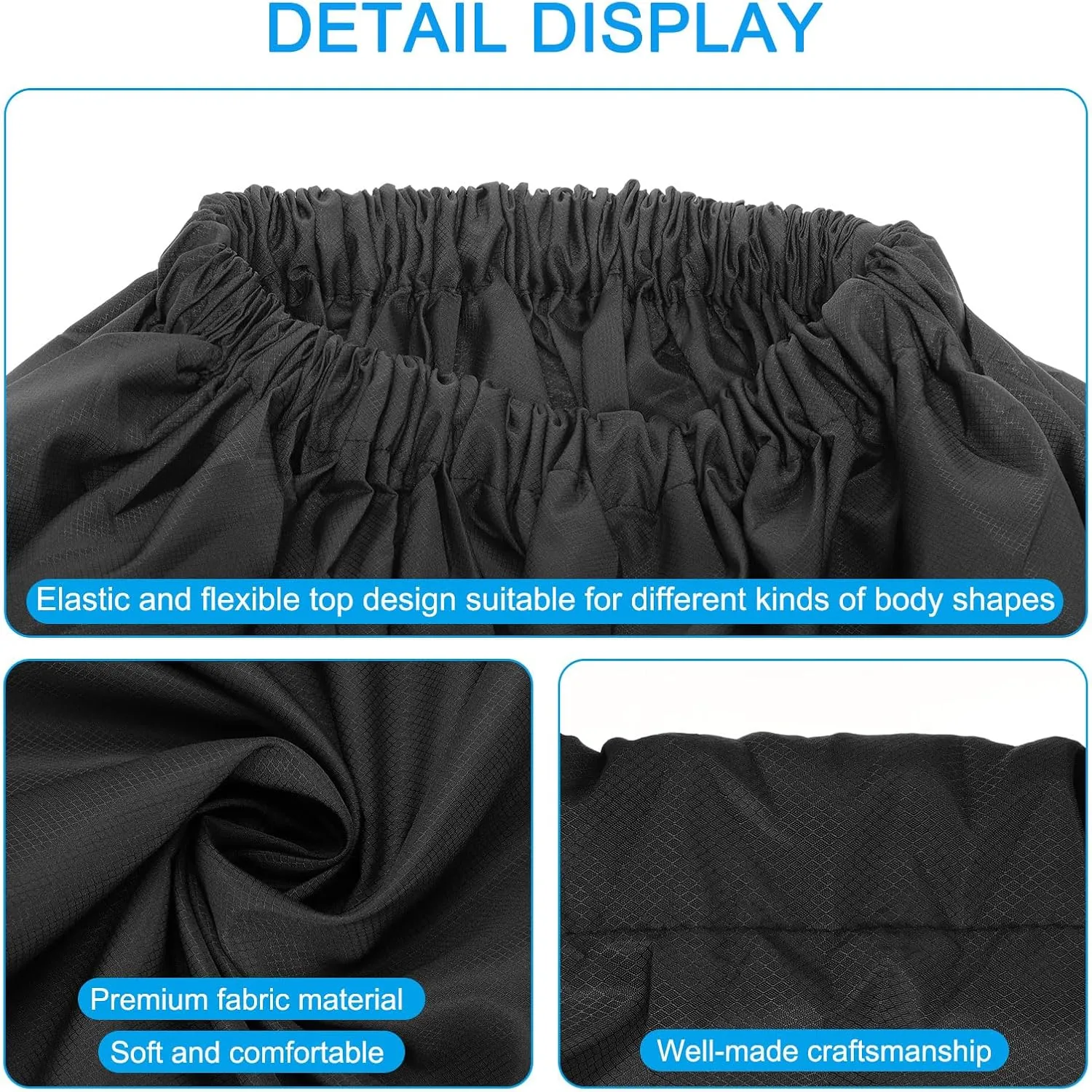PATIKIL Portable Dressing Room, 3.94ft Length Instant Dressing Cover Up Changing Tent Privacy Shelters for Beach Boating Camping Competition, Black