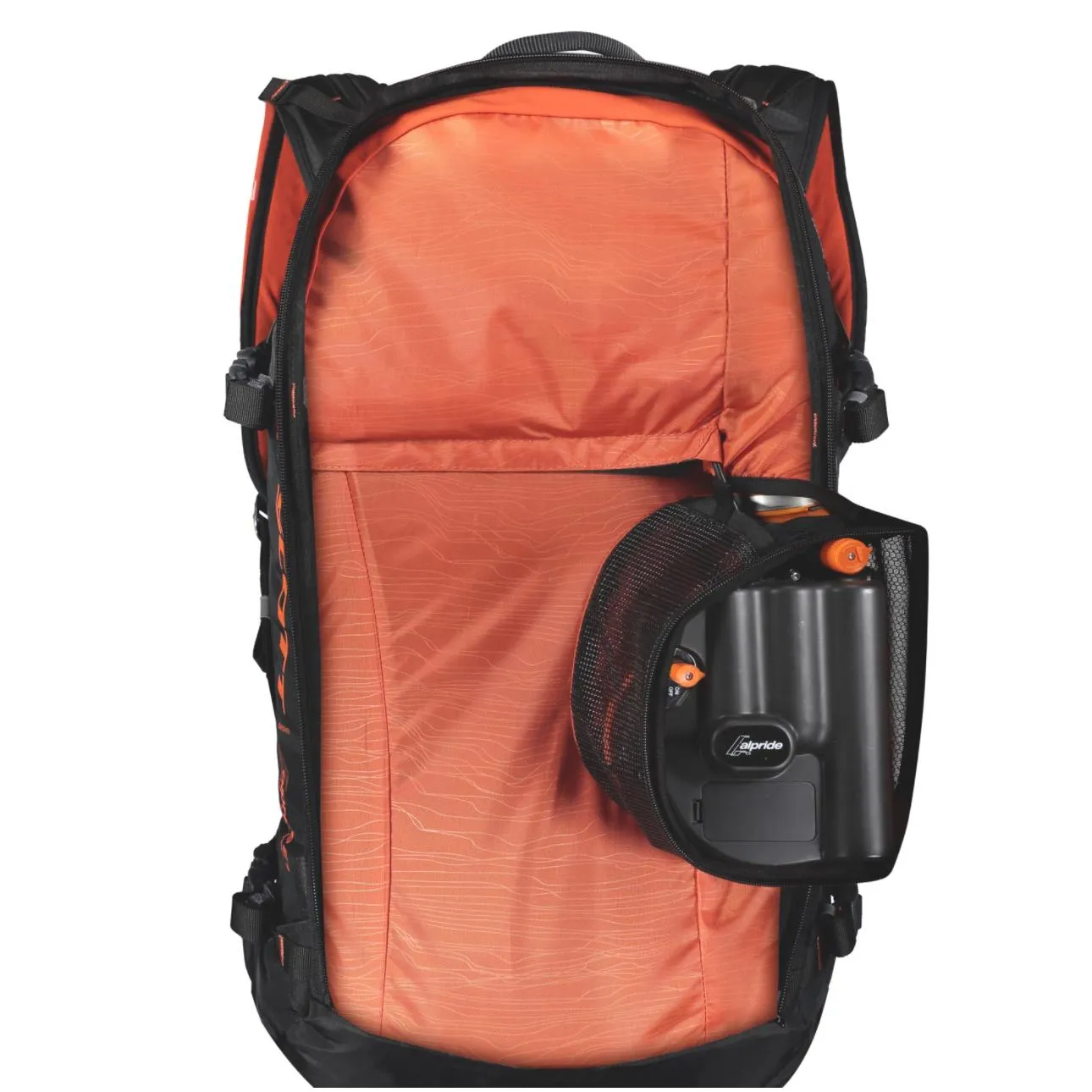 Patrol E1 Backpack Including Avi System Black Gery tangerine orange 30L W20/21