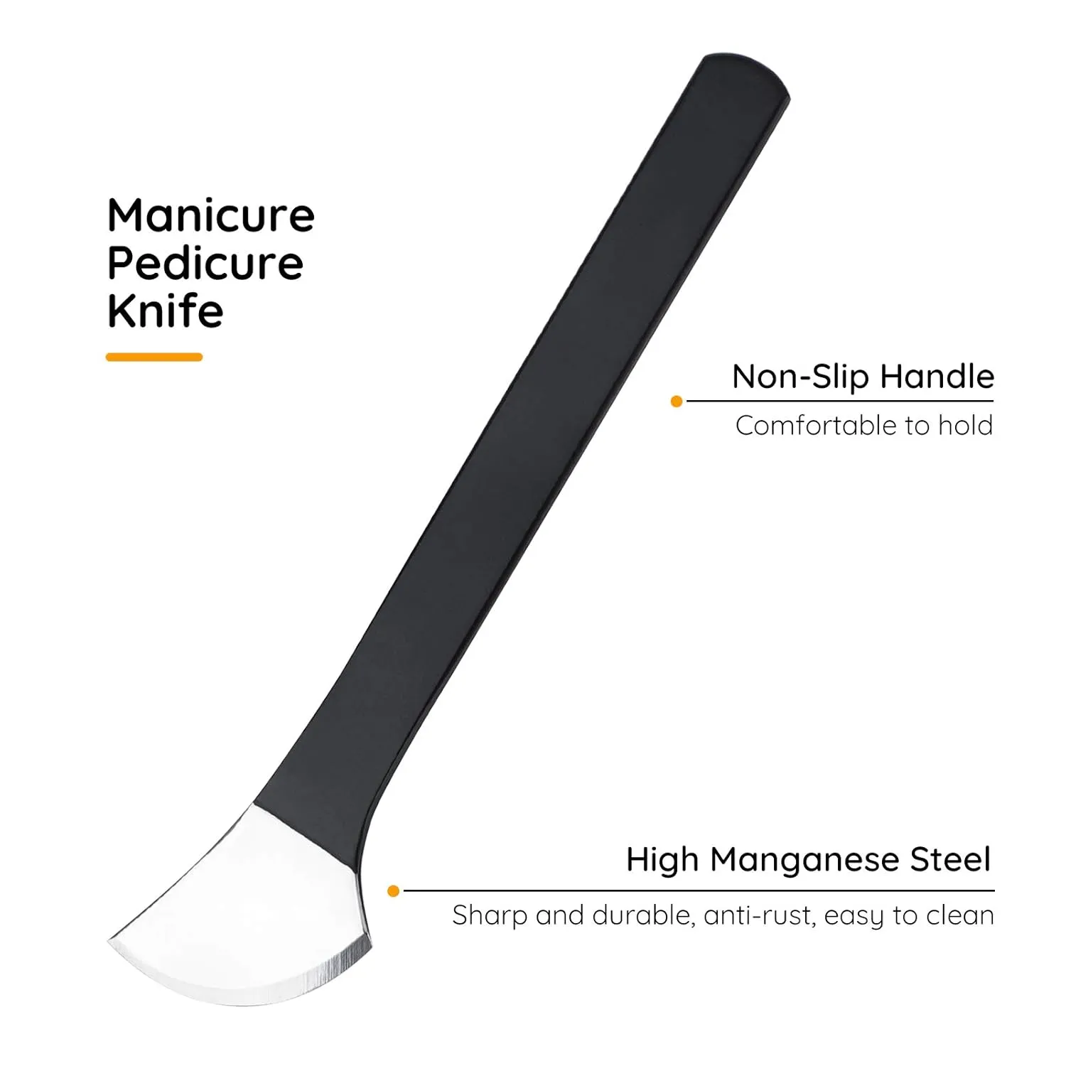 Pedicure Knife Set, Segbeauty 7 Pack Ingrown Toenail Tools with PU Storage Bag, High Manganese Steel Nail Knives Cuticle Remover, Professional Foot Repair Sharp Blade Kit for Nail Corn Callus