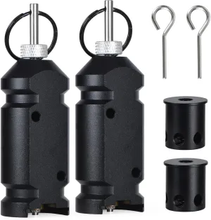 Perimeter Trip Alarm, 12 Gauge Camping Trip Wire Alarm Device(Included 22.Adapter), Early Warning Security System for Outdoor Camp Safe and Property Safety Bear Deterrent (2 Pack)