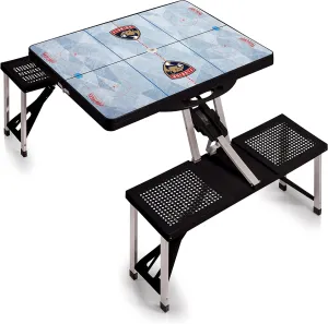 PICNIC TIME NHL Unisex-Adult NHL Picnic Table Portable Folding Table with Seats