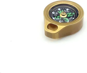 Pocket Brass Compass: Orienteering Compass Hiking Survival Tool