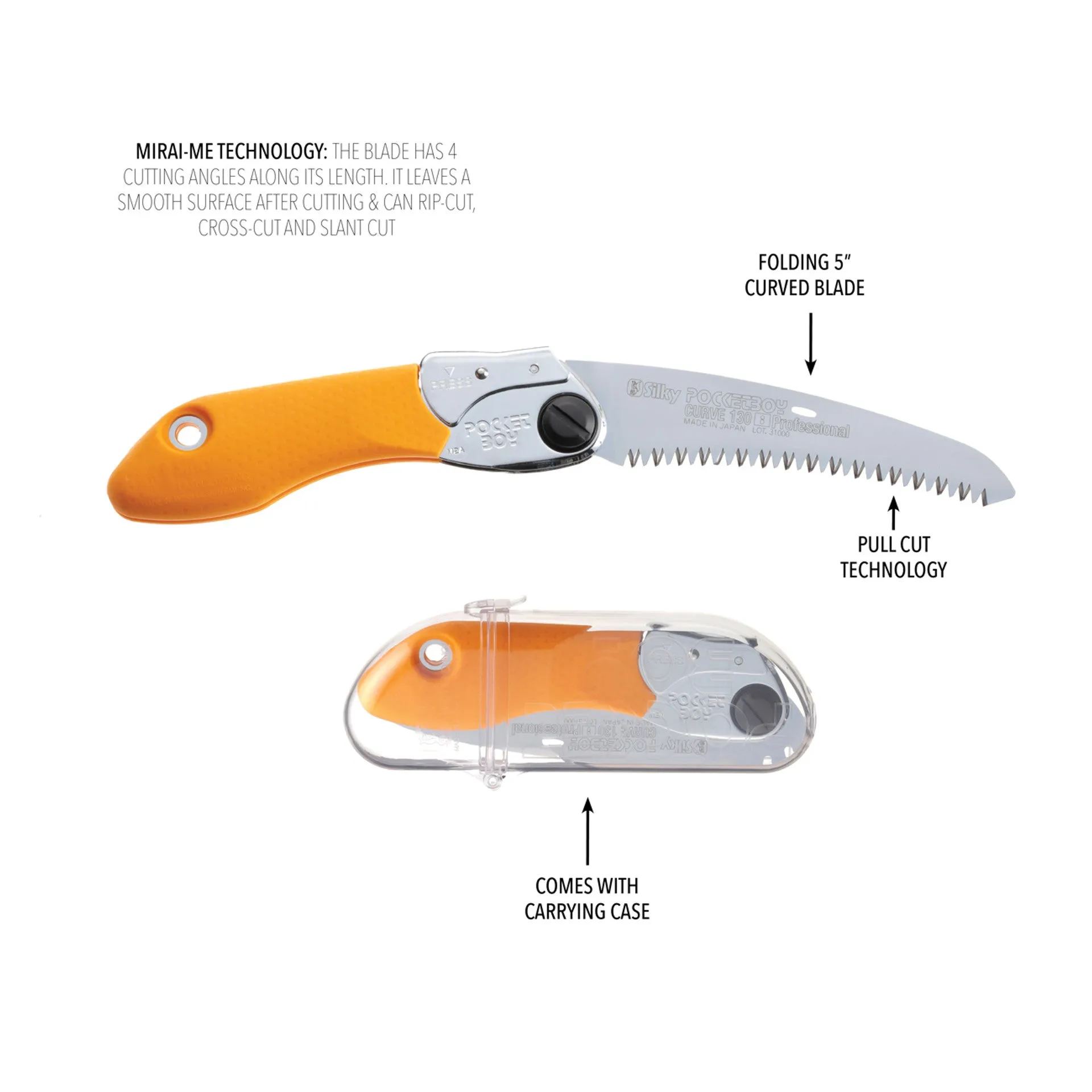 PocketBoy Curve 130mm Folding Saw