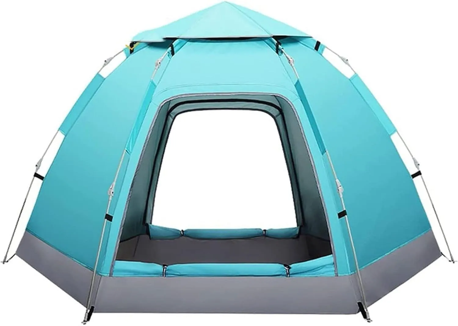 Pop Up Beach Family Tent Sun Shelter for 3-4 Person, Automatic Instant Shade Umbrella with Sun Protection, Waterproof & Windproof Canopy for Outdoor Camping, Fishing, Hiking