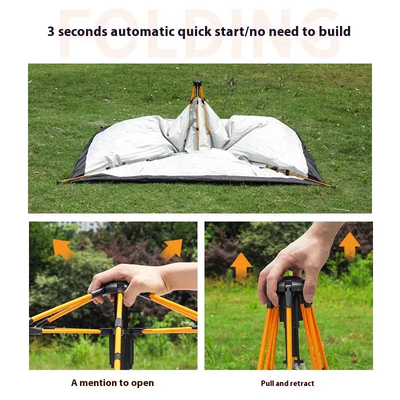 Pop Up Outdoor Camping Tent with Dual Door Access