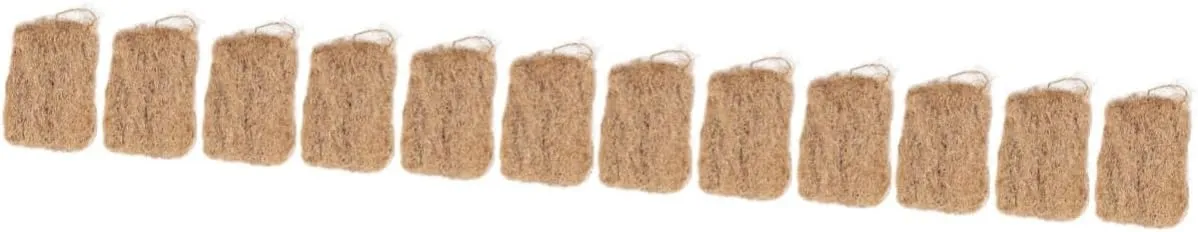POPETPOP 4sets Jute Fiber Firestarters Essential Camping Flame Starter Tool 3pcs*4