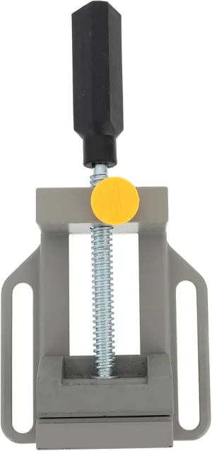 POPETPOP Small Drill Press Vice Flat Clamp for DIY Carving Jewelry Making Woodworking Ergonomic Handle Durable Cost Tool for Craft Projects
