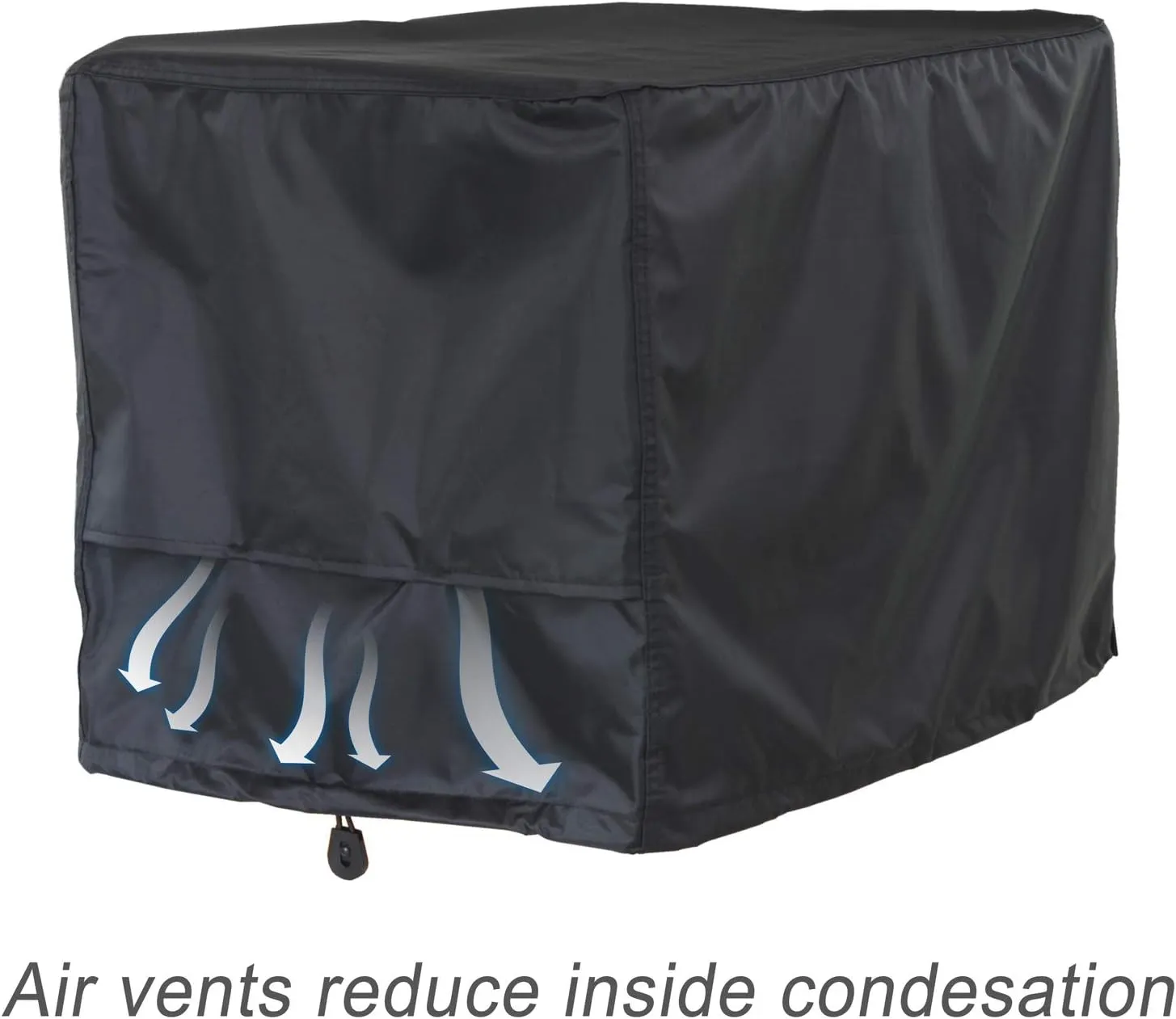 Porch Shield Waterproof Universal Generator Cover 32 x 24 x 24 inch - for Most Generators 5000-10000 Watt, Black