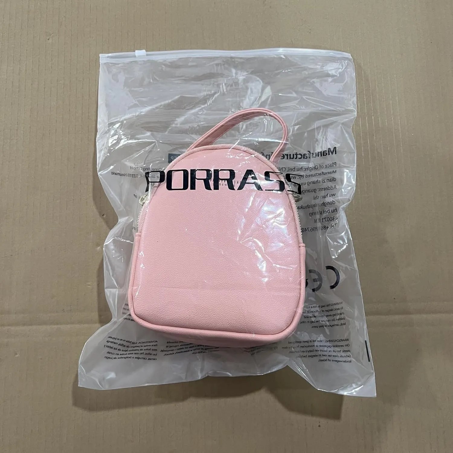 PORRASSO Mini Backpack Women Fashion Handbag Waterproof Cross-body Bag with Earphone Hole Ladies Leather Daypack Dating Travel Small Rucksack Blue