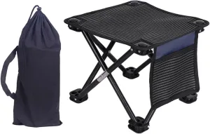 Portable Folding Camping Stool Outdoor Camp Stool Comfortable Seat for Outdoor Activities and Picnics