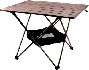 Portable Folding Camping Table with Storage Bag, Camping Table for Outdoor Camping Picnic BBQ Beach and Fishing (Color : D, Size : As Shown) (E As Shown)