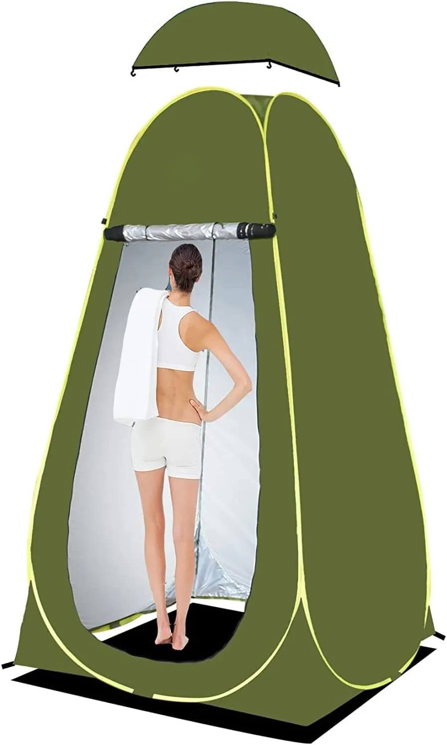 Portable Instant Pop Up Tent Changing Room, Portable Outdoor Camping Shelter with Carrying Bag for Outdoors Indoors for Beach, Fishing, Dressing, Bathing, Hiking,