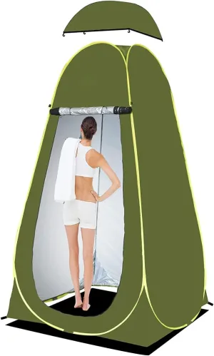 Portable Instant Pop Up Tent Changing Room, Portable Outdoor Camping Shelter with Carrying Bag for Outdoors Indoors for Beach, Fishing, Dressing, Bathing, Hiking,