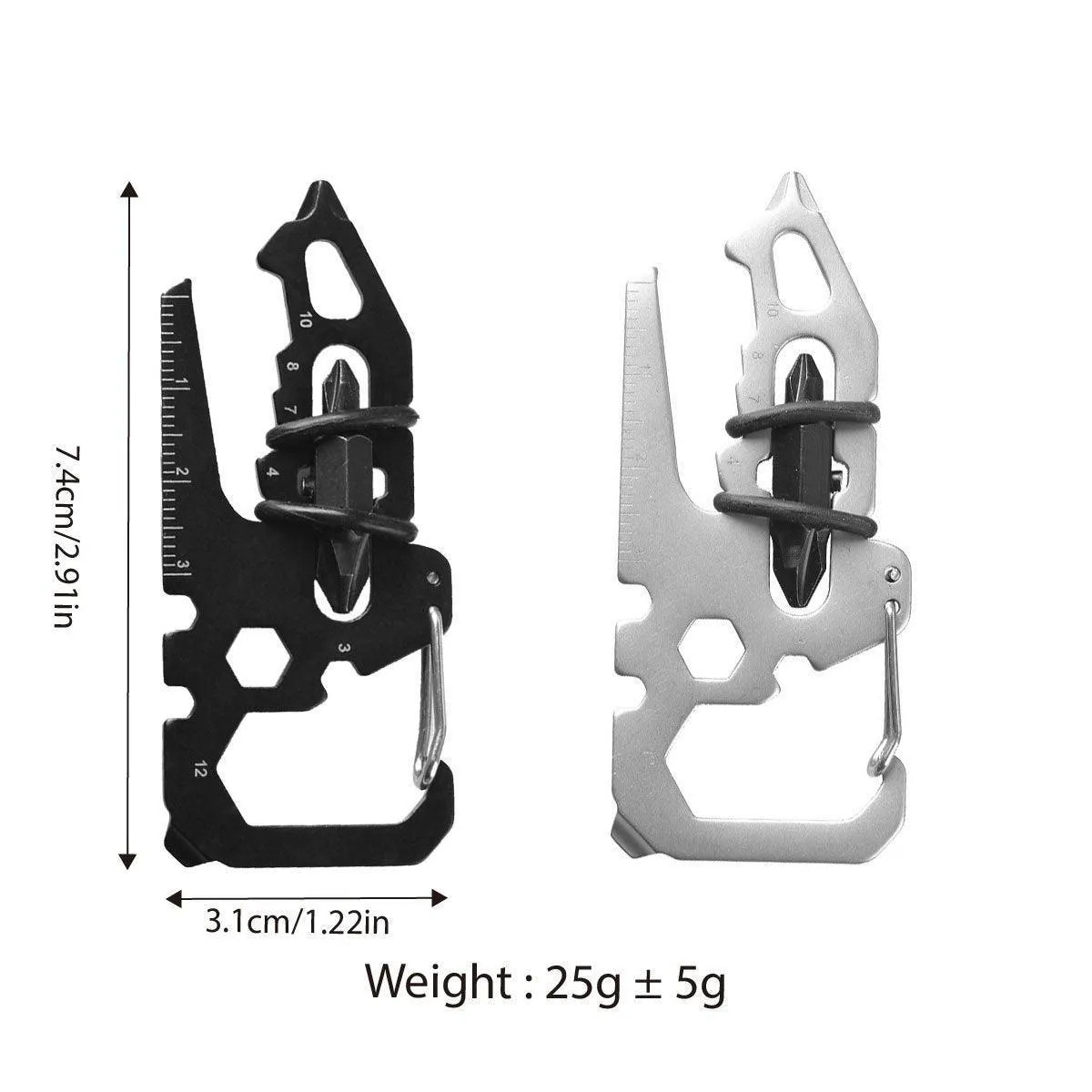 Portable Multifunctional Tool Card Outdoor Survival Combination Tool for Home