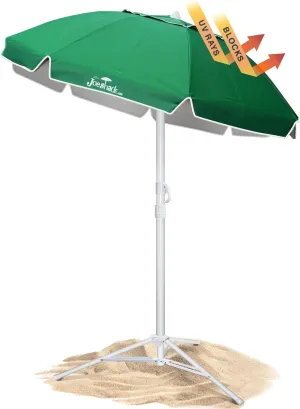Portable UV Sun Shade Umbrella with Tripod Stand – Lightweight, Adjustable, and Instant Sun Protection for Outdoor Sports, Camping, and More – Green
