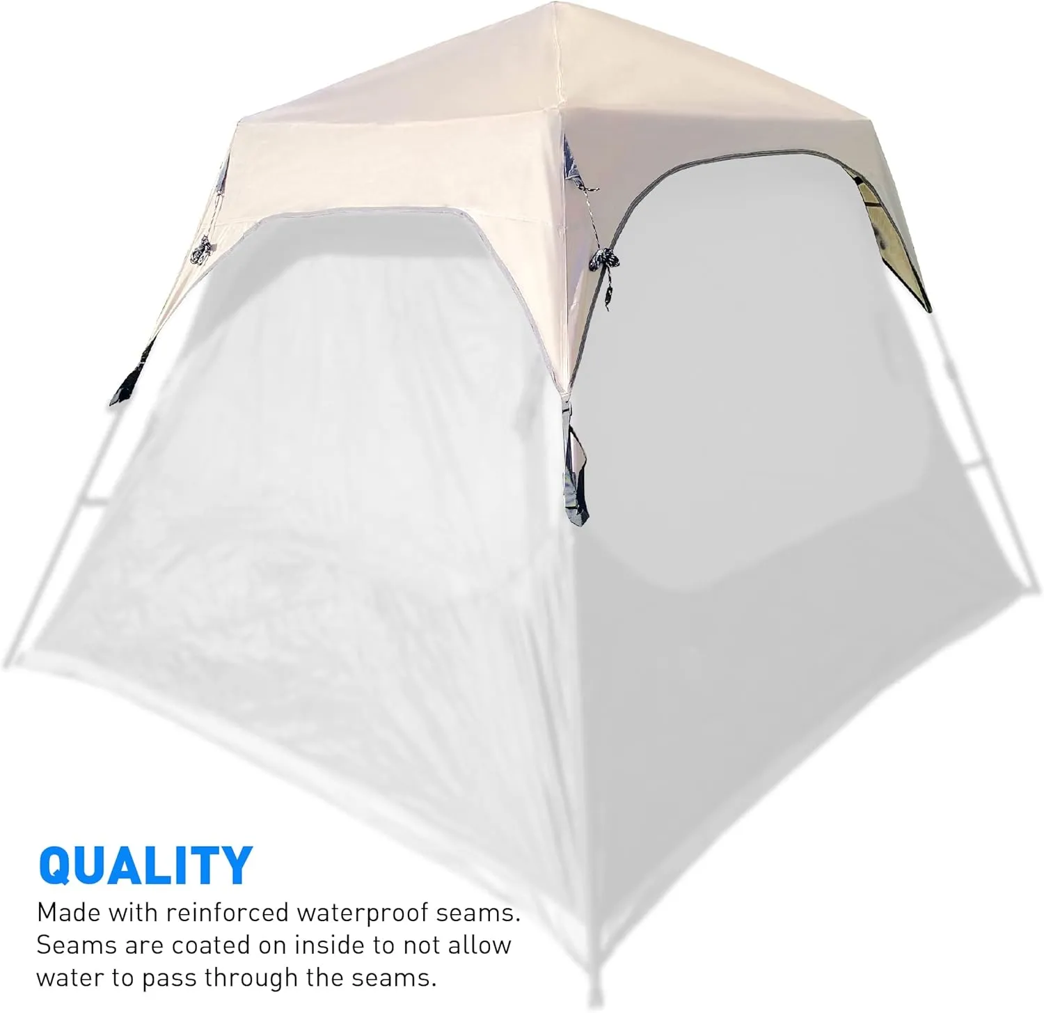 Product Rain Fly Accessory - Fits Coleman 6 Person Instant Tent (10 Foot X 9 Foot) Camping Tents – Rain Fly ONLY - Aftermarket Brand