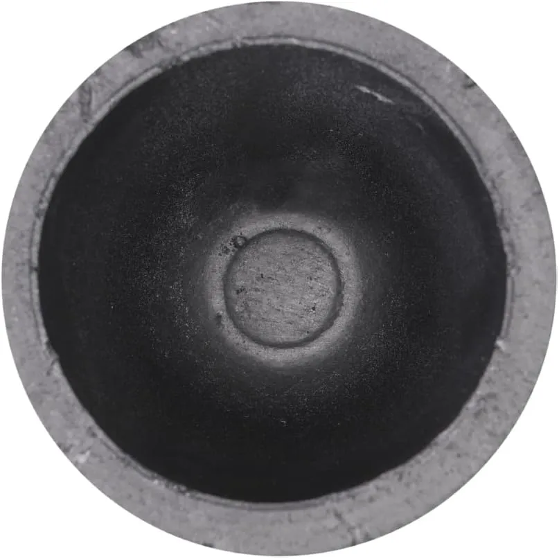 QNK #4 4kg Clay Graphite Crucible for Melting Metal Copper Casting Gold Refining Silver Brass Aluminum Black Foundry Cup