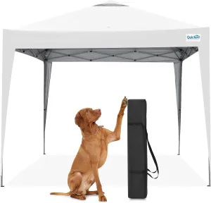 Quictent 10x10 Pop Up Canopy Tent - Instant Setup Gazebo for 1 Person, Portable & Compact, Waterproof & UV Protection, Ideal for Camping, Beach, Parties, and Outdoor Events