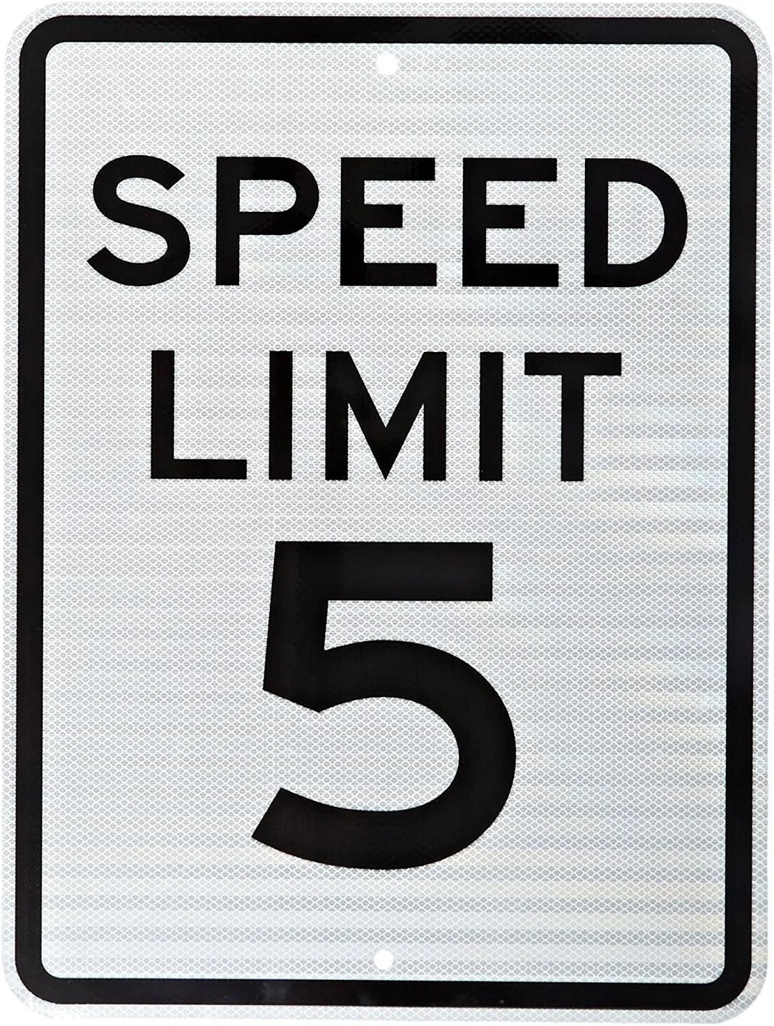 "Speed Limit 5 MPH" Sign by SmartSign | 18" x 24" 3M High Intensity Grade Reflective Aluminum