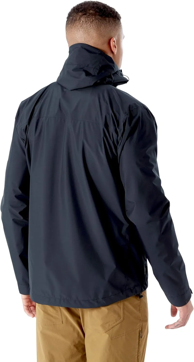 Rab Men's Downpour Eco Waterproof Breathable Jacket for Hiking & Climbing