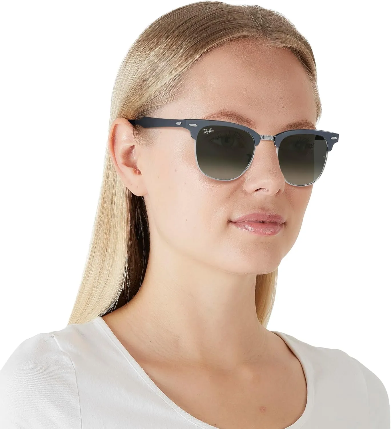 Ray-Ban RB3507 Clubmaster Aluminum Square Sunglasses