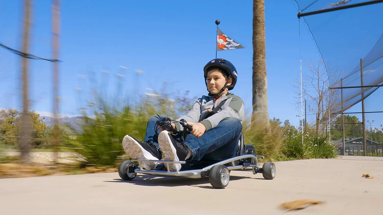 Razor Ground Force - Electric Go-Kart for Ages 8 , Up to 12 MPH, Up to 40 Minutes of Continuous Use, Variable Speed Throttle, 24V Rechargeable Battery